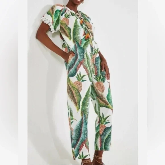 Farm Rio Forest Palm Jumpsuit - Picture 2 of 16
